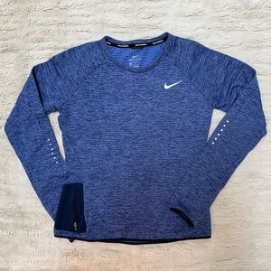 Nike Heathered Blue Performance Top